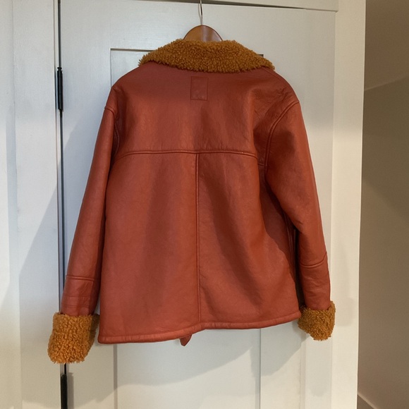 Free People We The Free Kaja Bonded Vegan Jacket Shearling - Picture 4 of 6